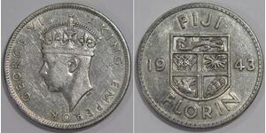 1 Флорін Фіджі Срібло Георг VI (1895-1952)