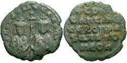 1 Фоллис Византийская империя (330-1453) Бронза Константи́ VII (905 -959)