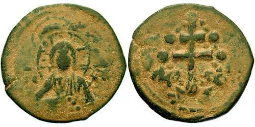 1 Фоллис Византийская империя (330-1453) Бронза Михаил VII Дука (1050-1078)