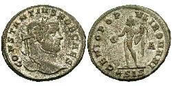 1 Фоллис Римская империя (27BC-395) Бронза Константин I (272 - 337)