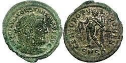 1 Фоллис Римская империя (27BC-395) Бронза Константин I (272 - 337)