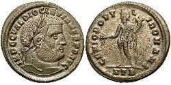 1 Фоллис Римская империя (27BC-395) Бронза Диоклетиан (244-311)