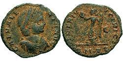 1 Фоллис Римская империя (27BC-395) Бронза Галерия Валерия (?-315)