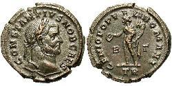 1 Фоллис Римская империя (27BC-395) Бронза Константин I (272 - 337)