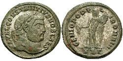1 Фоллис Римская империя (27BC-395) Бронза Константин I (272 - 337)
