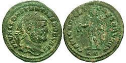 1 Фоллис Римская империя (27BC-395) Бронза Константин I (272 - 337)