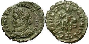 1 Фоллис Римская империя (27BC-395) Бронза Константин I (272 - 337)