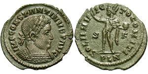 1 Фоллис Римская империя (27BC-395) Бронза Константин I (272 - 337)
