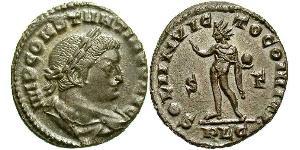 1 Фоллис Римская империя (27BC-395) Бронза Константин I (272 - 337)