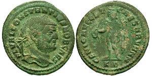 1 Фоллис Римская империя (27BC-395) Бронза Константин I (272 - 337)