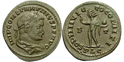 1 Фоллис Римская империя (27BC-395) Бронза Константин I (272 - 337)