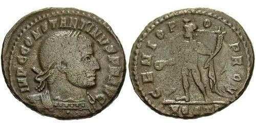 1 Фоллис Римская империя (27BC-395) Бронза Константин I (272 - 337)