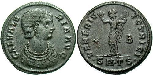 1 Фоллис Римская империя (27BC-395) Бронза Галерия Валерия (?-315)