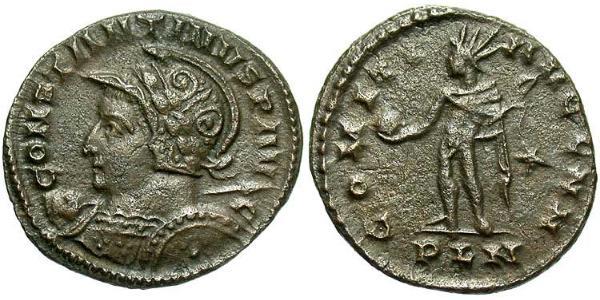 1 Фоллис Римская империя (27BC-395) Бронза Константин I (272 - 337)