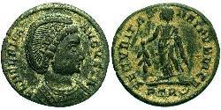 1 Фоллис / 1 AE3 Римская империя (27BC-395) Бронза Елена Августа (250 -330)