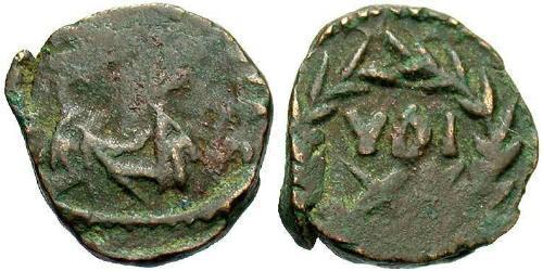 1 Фоллис /  AE4 Западная Римская империя (285-476) Бронза Валентиниан III (419-455)