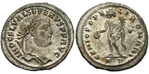 1 Фолліс Західна Римська імперія (285-476) Бронза Severus II (?- 307)