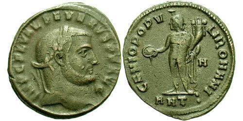1 Фолліс Західна Римська імперія (285-476) Бронза Severus II (?- 307)
