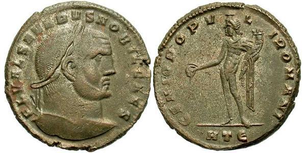 1 Фолліс Західна Римська імперія (285-476) Бронза Severus II (?- 307)