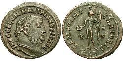 1 Фолліс Римська імперія (27BC-395) Бронза Галерій Максиміан (260-311)