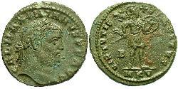 1 Фолліс Римська імперія (27BC-395) Бронза Галерій Максиміан (260-311)