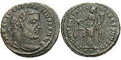 1 Фолліс Римська імперія (27BC-395) Бронза Діоклетіан (244-311)