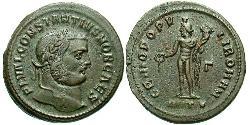 1 Фолліс Римська імперія (27BC-395) Бронза Костянтин I (272 - 337)