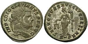 1 Фолліс Римська імперія (27BC-395) Бронза Діоклетіан (244-311)