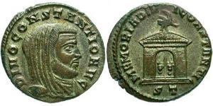 1 Фолліс Римська імперія (27BC-395) Бронза Костянтин I (272 - 337)