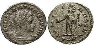 1 Фолліс Римська імперія (27BC-395) Бронза Костянтин I (272 - 337)