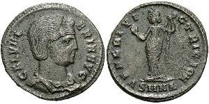 1 Фолліс Римська імперія (27BC-395) Бронза Galeria Valeria (?-315)