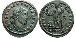 1 Фолліс Римська імперія (27BC-395) Бронза Костянтин I (272 - 337)