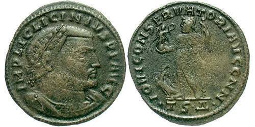 1 Фолліс Римська імперія (27BC-395) Бронза Ліціній I (265-324)