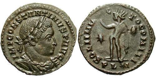 1 Фолліс Римська імперія (27BC-395) Бронза Костянтин I (272 - 337)