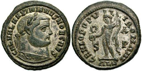 1 Фолліс Римська імперія (27BC-395) Бронза Галерій Максиміан (260-311)