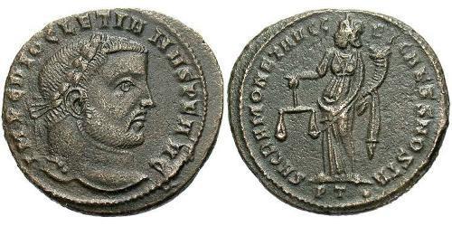 1 Фолліс Римська імперія (27BC-395) Бронза Діоклетіан (244-311)