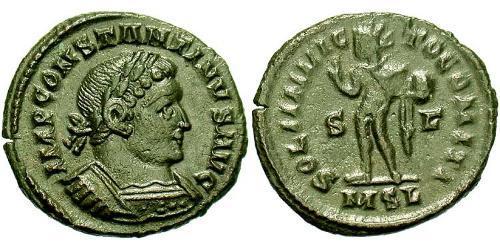 1 Фолліс Римська імперія (27BC-395) Бронза Костянтин I (272 - 337)