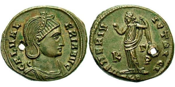 1 Фолліс Римська імперія (27BC-395) Бронза Galeria Valeria (?-315)