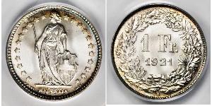 1 Франк Швейцарія Срібло 
