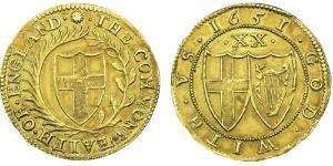 1 Фунт Англійська співдружність (1649-1660) Золото 