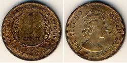 1 Цент   Елизавета II (1926-2022)