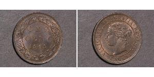1 Цент Канада Бронза Виктория (1819 - 1901)