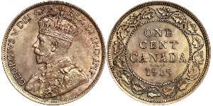 1 Цент Канада Бронза Георг V (1865-1936)