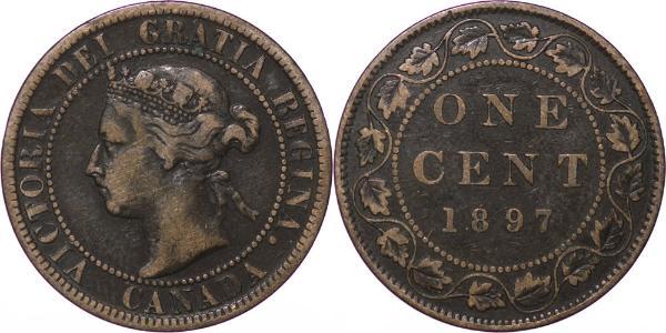 1 Цент Канада Бронза Вікторія (1819 - 1901)
