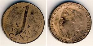 1 Цент Королевство Нидерланды (1815 - ) Бронза 