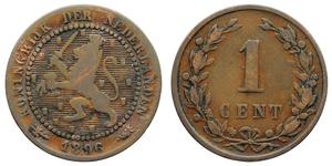 1 Цент Королівство Нідерланди (1815 - ) Бронза 