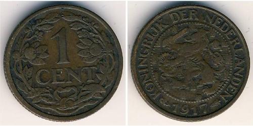 1 Цент Королівство Нідерланди (1815 - ) Бронза 