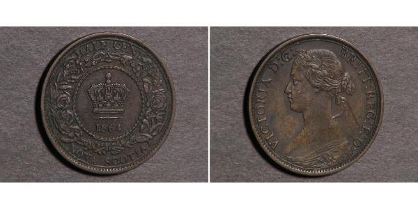 1 Цент Ньюфаундленд і Лабрадор Бронза Вікторія (1819 - 1901)