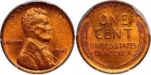 1 Цент США (1776 - ) Бронза Авраам Лінкольн (1809-1865)