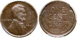 1 Цент США (1776 - ) Бронза Авраам Линкольн (1809-1865)